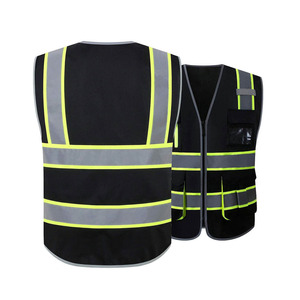 Gilet de sécurité réfléchissant haute visibilité Nexfit Athletics |   Gilet de travail professionnel imperméable avec LED clignotantes pour la construction et la circulation - Product Image 5