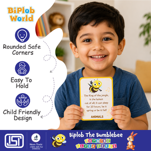 Tarjetas de Memoria Flash de Animales de la A a la Z de Biplob, Personalizadas, 28 Tarjetas de Imágenes y Rimas de Doble Cara para el Aprendizaje del Alfabeto, para Niños de 2 a 7 Años - Product Image 4