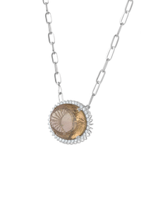 Colgante de Cuarzo Rutilado y Circonita Cúbica en Plata de Ley 92.5 KLSP-50585 - Product Image 6