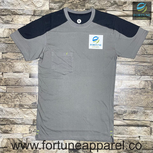 เสื้อยืดคอตตอนผู้ชายทรงปกติแบบสั่งทำพิเศษ-เป็นมิตรกับสิ่งแวดล้อม ระบายอากาศได้ดี ไม่เป็นขุย MOQ ต่ำ จัดส่งรวดเร็ว - Product Image 1