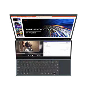 โน้ตบุ๊ก OEM 16+<span class=keywords><strong>14</strong></span> นิ้ว I9 10885H <span class=keywords><strong>Zenbook</strong></span> <span class=keywords><strong>PRO</strong></span> <span class=keywords><strong>Duo</strong></span> จอคู่ แรม 16-64GB SSD 256-4TB หน้าจอ LED 16 นิ้ว สำหรับเล่นเกม - Product Image 1