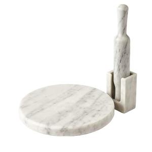 Juego de Tablas de Cortar de Mármol Rayado Ecológico, Utensilio de Cocina de Lujo para Panadería Casera, para Hornear Pan y Repostería - Product Image 1