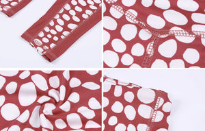 Pantalones de Yoga con Estampado Personalizado, Leggings de Cintura Alta con Efecto Levanta Glúteos para Mujer, Elásticos en Cuatro Direcciones, Compresión de Spandex/Nylon, Ajuste Delgado - Product Image 4