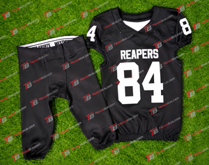 Ensemble d'uniformes de football américain personnalisés |   Pantalon de football |   100% polyester |   Grande taille |   Été/Printemps |   Logo d'équipe personnalisé OEM - Product Image 2