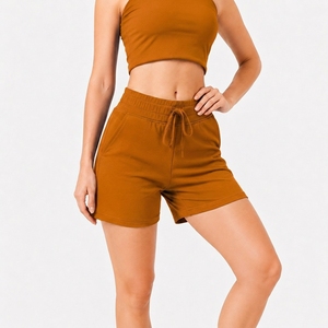 Premium Women's Lounge Cotton Shorts OEM ODM Private Label Manufacturer <b>Drawstring</b> Shorts Factory Supplier - Product Image 5