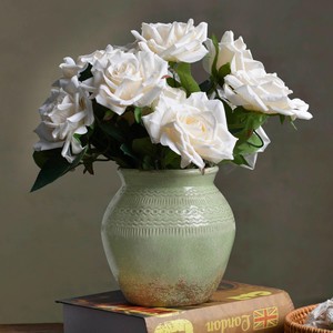 Aqdus Saleem Handcrafted Traditional Sheesham Wood <b>Flower</b> Vase-Eco-friendly Lightweight Design Wholesale B2B - Product Image 3