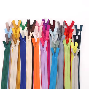 Vente en gros 3 #   Fermeture éclair invisible en nylon, ruban en tissu de longueur personnalisée, coloré, pour robes, vêtements, chaussures, textiles de maison - Product Image 1