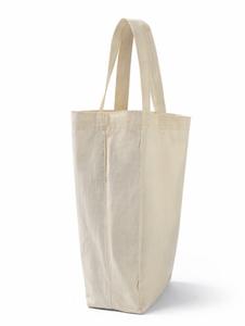 กระเป๋าผ้าฝ้ายพิมพ์ลายตามสั่งคุณภาพสูง พร้อมช่องใส่ของและฐานก้นกระเป๋าแบบขยาย ขายดีที่สุด กระเป๋าช้อปปิ้งผ้าฝ้าย 100% - Product Image 2