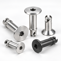 Vis à tête hexagonale à quart de tour pour panneau d'accès rapide, fixation personnalisée OEM, vis à quart de tour 1/4