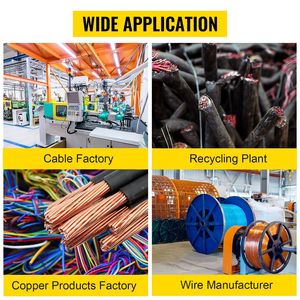 Macchina Spellacavi Elettrica: Spela con Efficienza Vari Cavi Metallici, 10 Lame, Velocità 15M/Min, Attrezzatura per Produzione Cavi - Product Image 2