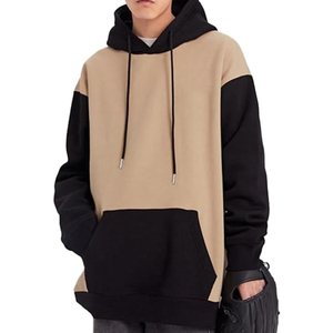 Sudadera con Capucha Unisex de Color Block con Bolsillo Tipo Canguro - Product Image 1