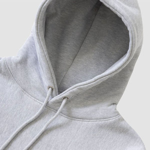 Sweat-shirt unisexe à capuche en molleton de coton épais, coupe classique, couleur unie, décontracté, avec poche avant, pour l'hiver - Product Image 4