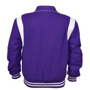 Blouson Bomber Unisexe de Haute Qualité, Imprimé par Sublimation, Personnalisable, Style Baseball Letterman avec Col de Qualité, Vente en Gros - Product Image 3