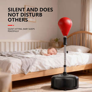 Pelota de Doble Extremo de Alta Calidad (PC/Goma) para Entrenamiento de Reflejos de Boxeo, Ligera, Ecológica, Portátil, Personalizable, Mejora la Velocidad - Product Image 4