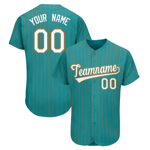 Camiseta de Béisbol Personalizada de Poliéster Azul Claro, Manga Corta, Cierre de Botones, Nombre del Equipo Impreso por Transferencia Térmica, 00, Unisex, Corte Regular - Product Image 3