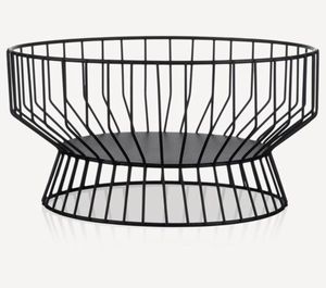 Corbeille à fruits en métal artisanale antique pour comptoir de cuisine, table à manger, décoration intérieure avec un style traditionnel élégant - Product Image 1