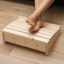 Repose-pieds ergonomique en bois rectangulaire à installer sur table |   Fabriqué à la main de haute qualité |   Directement de l'usine |   Meilleur prix - Product Image 2