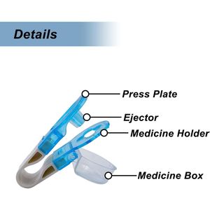 2 Pack Twin Pill Extractor Set Blister Pack Tablet Taker <b>Remover</b> Tools with Gift <b>Box</b> for Pill Storage Cases - Product Image 2