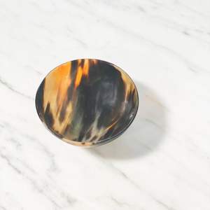 Ethically Sourced High Quality Animal Style Round Horn <b>Bowl</b> Handcrafted Portable Natural Crafts for Sustainable Living - Product Image 2