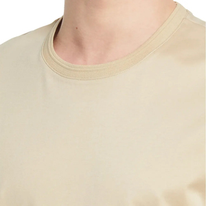 Camiseta Lisa de Color Sólido, 100% Lana Merino, 180 Gramos, Talla Grande, Informal, Suministro al por Mayor de Fábrica, Cuello Redondo, Manga Corta, Ecológica - Product Image 4
