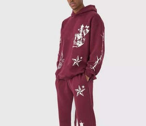 Survêtement léger pour homme avec impression en relief, le plus vendu, tendance, prix de gros, entièrement personnalisable - Product Image 2