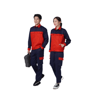 Vêtements de travail antistatiques haute visibilité de qualité supérieure, respirants, en coton kaki, avec bandes réfléchissantes, pour la construction, 4SU - Product Image 6