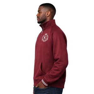 Kappa Alpha Psi All We Do Is Achieve Pull à col zippé 1/4 Krimson, vêtement de fraternité grecque avec design audacieux, confort et coupe premium - Product Image 3