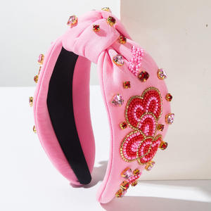 Diadema de Pascua especial hecha a mano con bordado de cuentas, ideal para fiestas, regalos festivos, diadema moderna personalizada, accesorios para el cabello. - Product Image 2