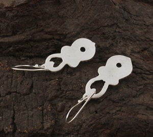 Pendientes de Plata de Ley 925 con Baño de Oro Rosa y Labradorita Natural, Diseño Único Hecho a Mano, Estilo Vintage para Bodas, Aniversarios y Fiestas - Product Image 4