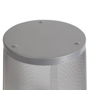 Cestino per Rifiuti in Rete Metallica Argentata con Base Antiscivolo e Resistenza alle Impronte Digitali per Ufficio - Product Image 2