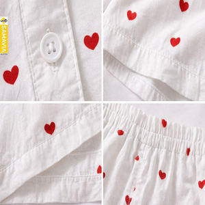 Samavia <b>Women</b>’s Cotton Summer Pyjamas <b>Set</b> | Ready Stock (RTS) & Wholesale Bulk Supply | pyjamas femme d'été en coton - Product Image 4