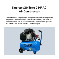 Venta de Fábrica Compresor de Aire Industrial Mini Portátil LAXMO, Lubricado, con Motor de Pistón de 30L, Alimentado por CA, Refrigerado por Ventilador, 220V, 2HP, 1 Año