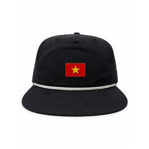Gorra Snapback Blanca de Perfil Medio de 6 Paneles con Logotipo Bordado, Ajustable, Unisex, Casual, con Cuerda, para Venta al por Mayor - Product Image 5
