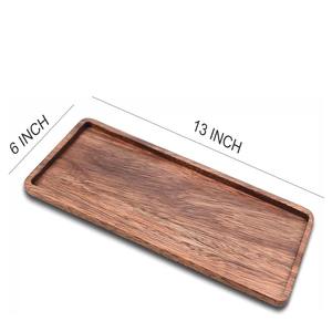 Bandeja Rectangular de Madera de Mango de Alta Calidad, Multiusos, Decorativa, para Servir Comida, Bebidas, Aperitivos, en la Cocina o el Baño - Product Image 6