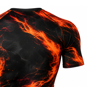 T-shirt de compression athlétique pour homme, anti-transpiration, séchage rapide, extensible, pour la gym, l'entraînement, la course à pied et les activités sportives - Product Image 5
