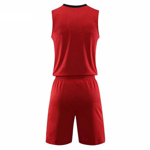 Nouveaux ensembles d'uniformes de basketball respirants imprimés, fabriqués en 100 % polyester du Pakistan, pour l'entraînement au basketball unisexe - Product Image 2