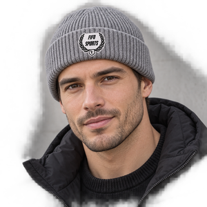 Custom <b>Knitted</b> Beanie <b>Hat</b> <b>Men</b> Beanies Cap Soft Warm Fabric Comfortable Stretch Fit Winter Outdoor Headwear Casual Fashion Daily - Product Image 1