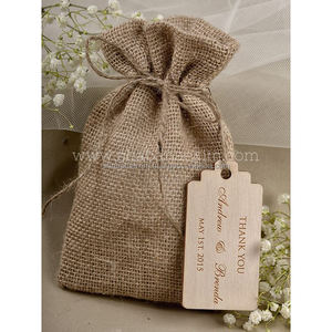 Bolsa de Lona Simple con Cordón de Yute, Bolsa Cosmética Hecha a Mano, Bolsa con Cordón para Almacenamiento, Bolsa de Regalo, Bolsa para Guardar Ropa - Product Image 5