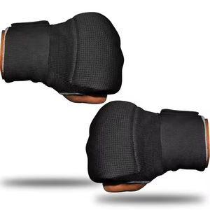 Guantes de Boxeo de Cuero Personalizados con Almohadillas de Gel Integradas, Absorción de Humedad y Correa de Muñeca Ajustable - Guantes de Entrenamiento Todo en Uno - Product Image 6