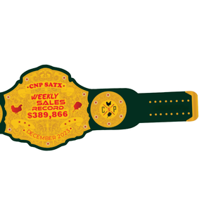 Cinturón de Campeonato CNP SATX Weekly Sales Record, Cinturones de Título Personalizados de Alta Calidad Premium para Fanáticos y Coleccionistas - Product Image 4