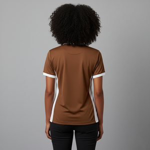 เสื้อโปโลผู้หญิงผ้าฝ้าย 100% ขายส่ง ปักโลโก้ตามสั่ง ระบายอากาศได้ดี แขนสั้น 2 สี สวมใส่สบาย - Product Image 3