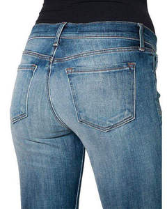 Pantalones Vaqueros Elásticos de Mezclilla para Mujer al por Mayor, Jeans Ajustados de Cintura Alta Azul Claro con Diseño de Bolsillos, Estilo Elegante y Ajuste Delgado - Product Image 5