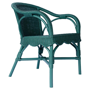 Chaise de salle à manger en rotin tressé moderne, faite à la main, naturelle, pour restaurant, café, hôtel, design personnalisé, OEM ODM, fabricant vietnamien - Product Image 2