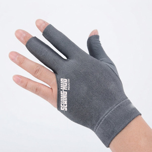 Gants de snooker à prix bas pour l'industrie du matériel de couture, confortables, ajustement flexible, tissu respirant, logo personnalisé - Product Image 6