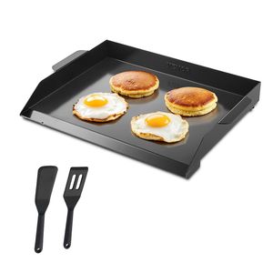 22x16 pollici piastra in acciaio al carbonio portatile famiglia pentole per campeggio feste nero teppl Grill a Gas barbecue Grill - Product Image 1