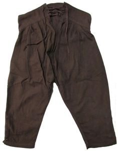 M.AFZAL PRODUCTS Men's High Waist Lightweight <b>Wool</b> Washed Equestrian Trousers Revolutionary Period Continental Style Trousers - Product Image 5