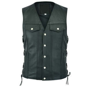 Chaleco de Motociclismo de Cuero Personalizado 2026 para Hombre, con Certificación CE, Protector, Impermeable, Transpirable y Resistente al Viento, para Todas las Estaciones - Product Image 3