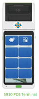 Terminal POS de mano Android 4G de alta resolución de 5,5 pulgadas con LCD