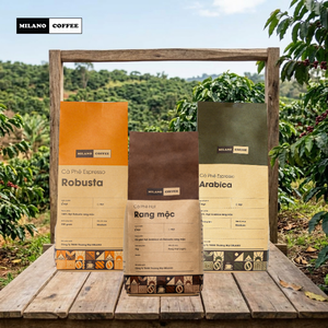 Wholesale Arabica Robusta <b>Coffee</b> <b>Beans</b> 1kg | Bulk Espresso Light Roasted Full City+ <b>Coffee</b> <b>Beans</b> | Premium Blend OEM Milano - Product Image 2