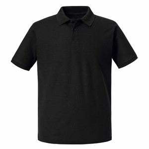 Camisetas polo al por mayor para personal masculino, de algodón, tela transpirable, para uniformes de restaurante, hostelería y comercio minorista. - Product Image 1